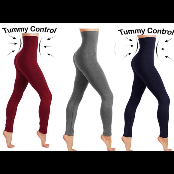 Three Plus size french terry leggings bundled - Picture 1 of 6